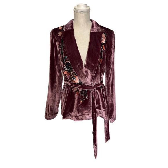 Free People Perfect Illusion Velvet Suit Jacket - Picture 4 of 15